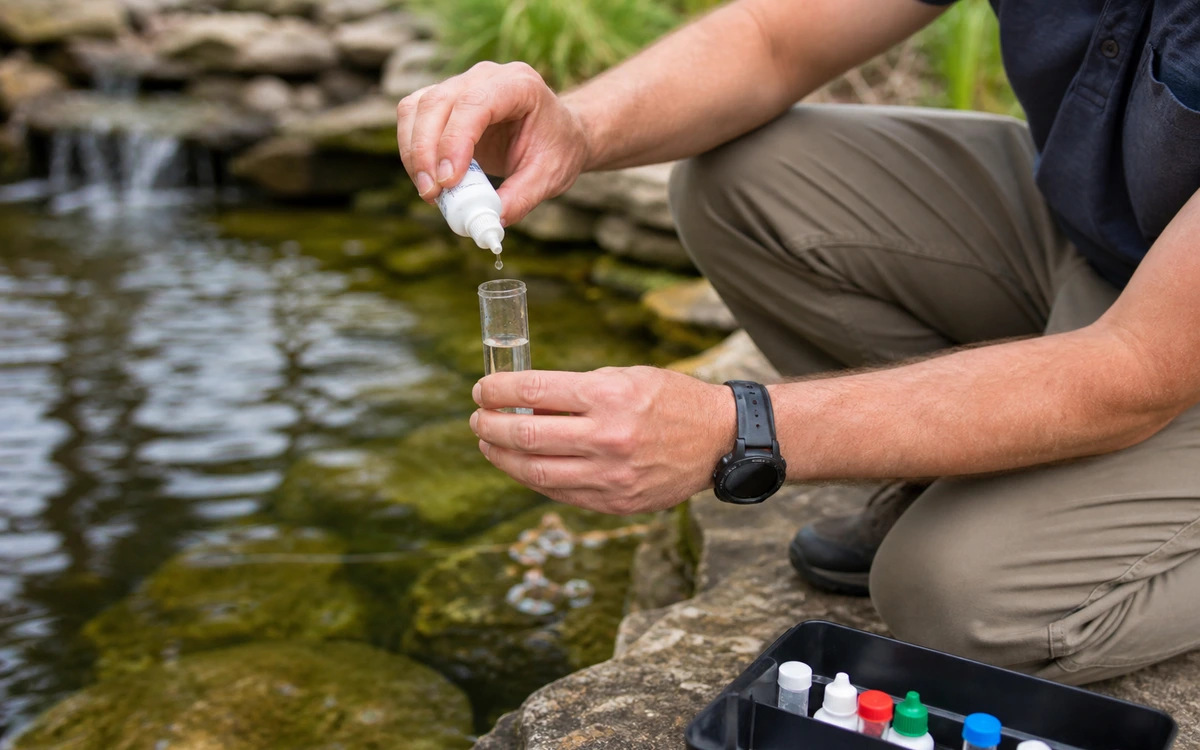 Pond water testing contractor